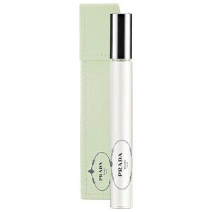New Prada Infusion d’Iris Eau de Parfum Roll-On 0.34 oz W/ Leather Travel Case